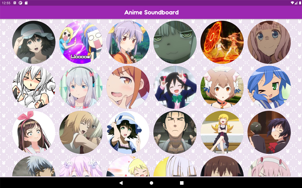 Hero image for the anime soundboard application